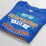 alhamdulillah royal blue t-shirt bangladesh