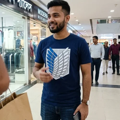 Best Attack On Titan Logo T-Shirt Bangladesh - 100% Ultimate Premium Tee photo review