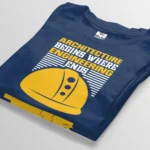 architecture begins navy blue t-shirt bangladesh tee world