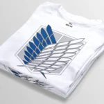 attack on titan logo white t-shirt bangladesh tee world