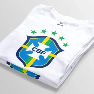 cbf brazil football white t-shirt bangladesh tee world