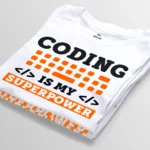 coding is my superpower white t-shirt bangladesh tee world