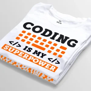 coding is my superpower white t-shirt bangladesh tee world