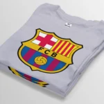 fcb barcelona gray t-shirt bangladesh tee world