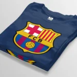 fcb barcelona navy blue t-shirt bangladesh tee world
