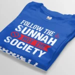 follow the sunnah not the socity royal blue t-shirt bangladesh tee world