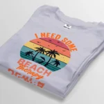 i need some beach therapy gray t-shirt bangladesh tee world