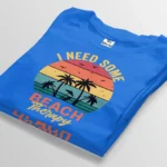 i need some beach therapy royal blue t-shirt bangladesh tee world