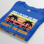 no place like home royal blue t-shirt bangladesh tee world
