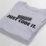 just code it gray t-shirt bangladesh tee world