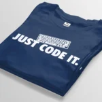 just code it navy blue t-shirt bangladesh tee world