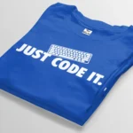just code it royal blue t-shirt bangladesh tee world
