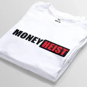 money heist white t-shirt bangladesh tee world