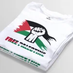 free palestine white t-shirt bangladesh tee world
