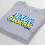 baby shark gray t-shirt bangladesh tee world