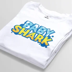 baby shark white t-shirt bangladesh tee world