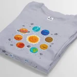 simley planet gray t-shirt bangladesh tee world