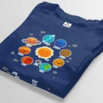 simley planet navy blue t-shirt bangladesh tee world