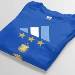argentina 3 star royal blue t-shirt bangladesh tee world
