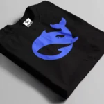 deep seek logo black t-shirt bangladesh tee world