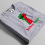 Inquilab Zindabad gray t-shirt bangladesh tee world