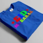 eid mubarak colorful royal blue t-shirt bangladesh tee world