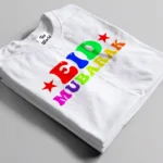 eid mubarak colorful white t-shirt bangladesh tee world