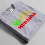 eid mubarak gray t-shirt bangladesh tee world