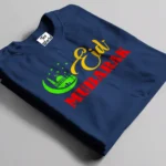 eid mubarak navy blue t-shirt bangladesh tee world