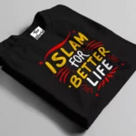 islam for better life black t-shirt bangladesh tee world