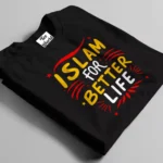 islam for better life black t-shirt bangladesh tee world