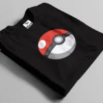 pokemon poke ball black t-shirt tee world bangladesh