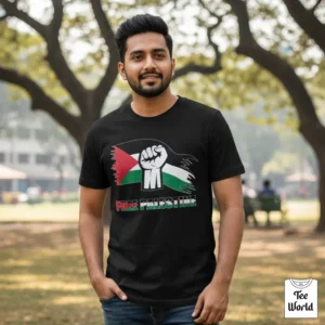 Free Palestine T-Shirt Premium Powerful Design Bangladesh