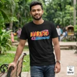 Naruto Logo T-Shirt Bangladesh - No. 1 Best Anime Tee 1 Naruto Logo T-Shirt Bangladesh