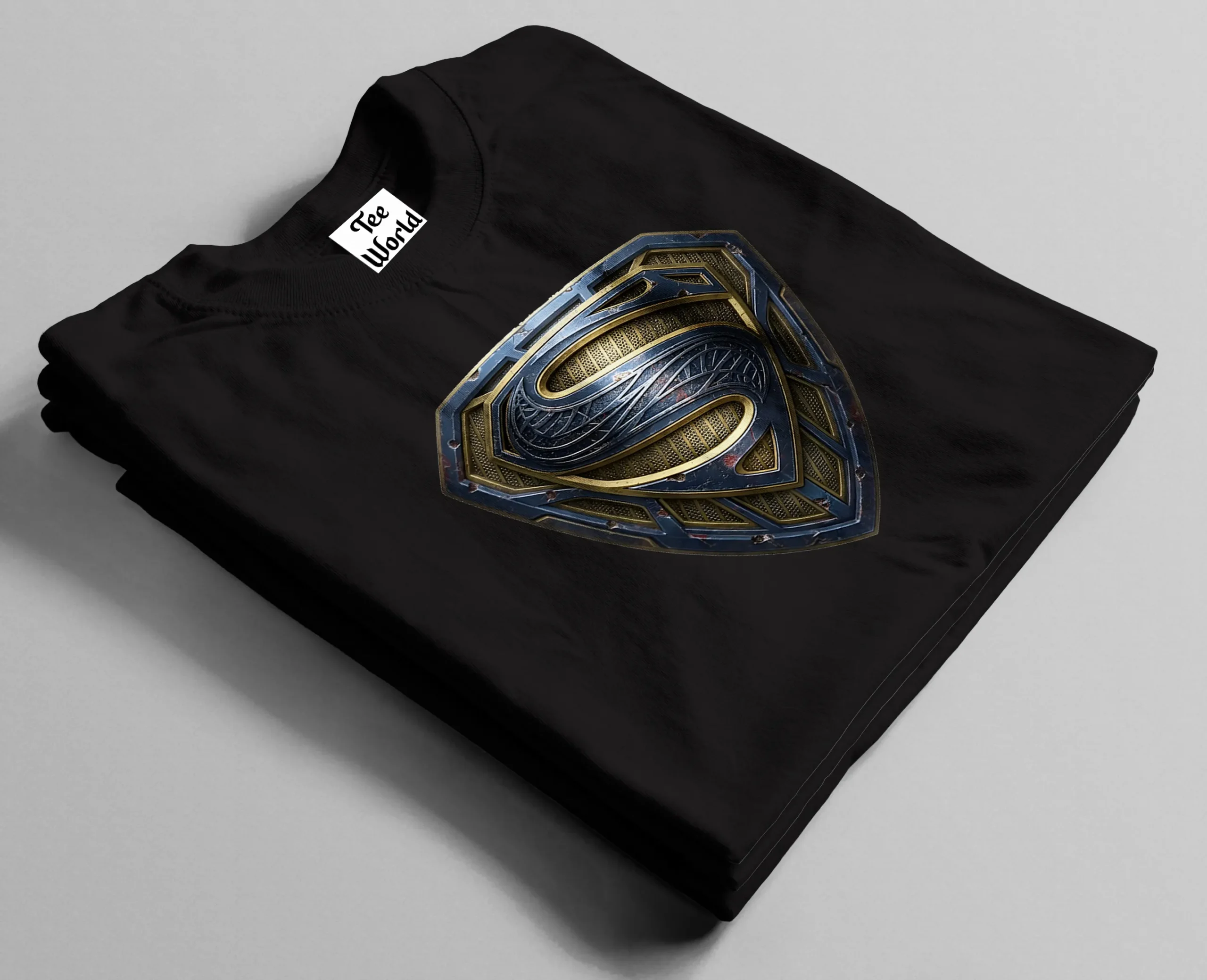 superman inspired black t-shirt bangladesh