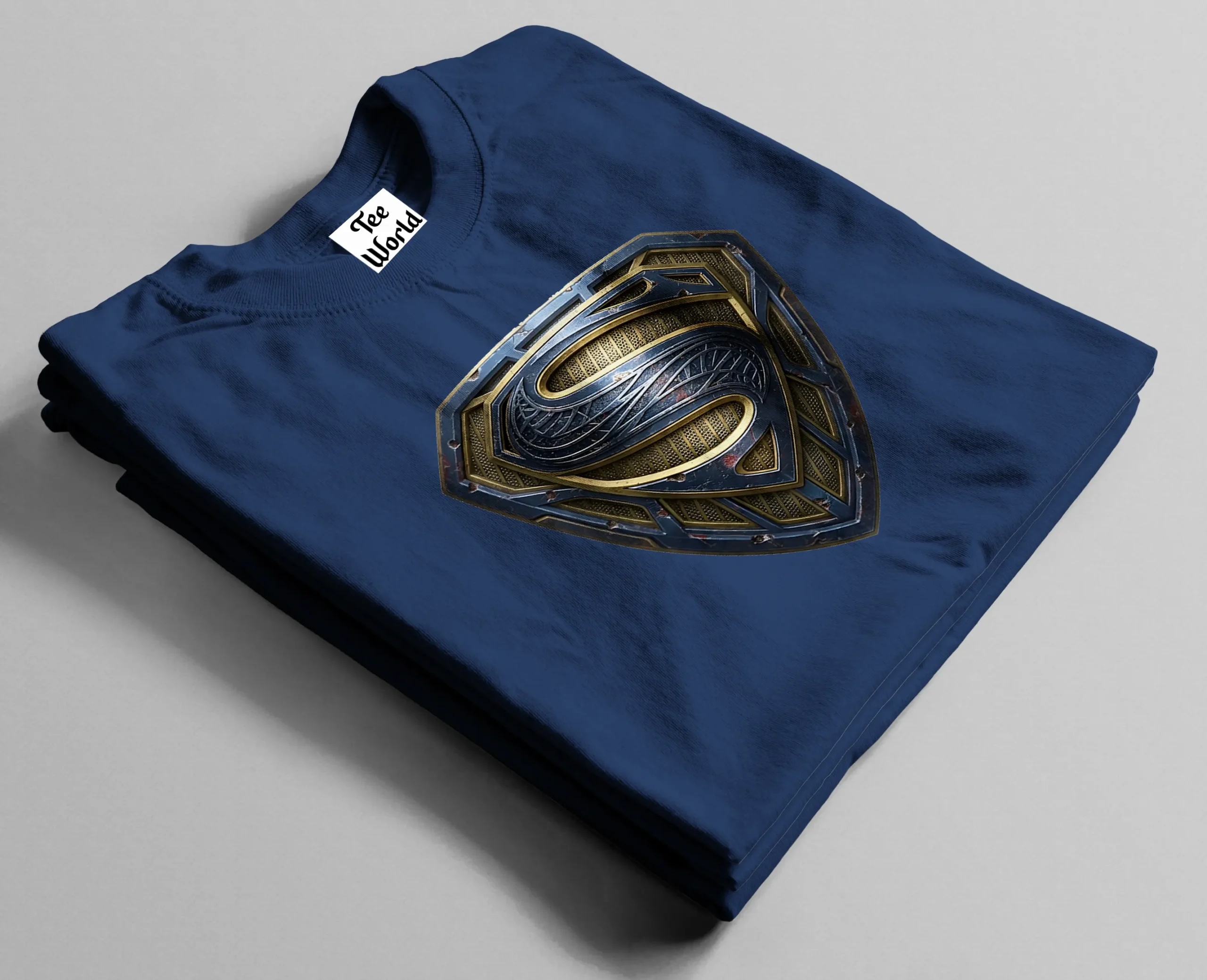 superman inspired navy blue t-shirt bangladesh