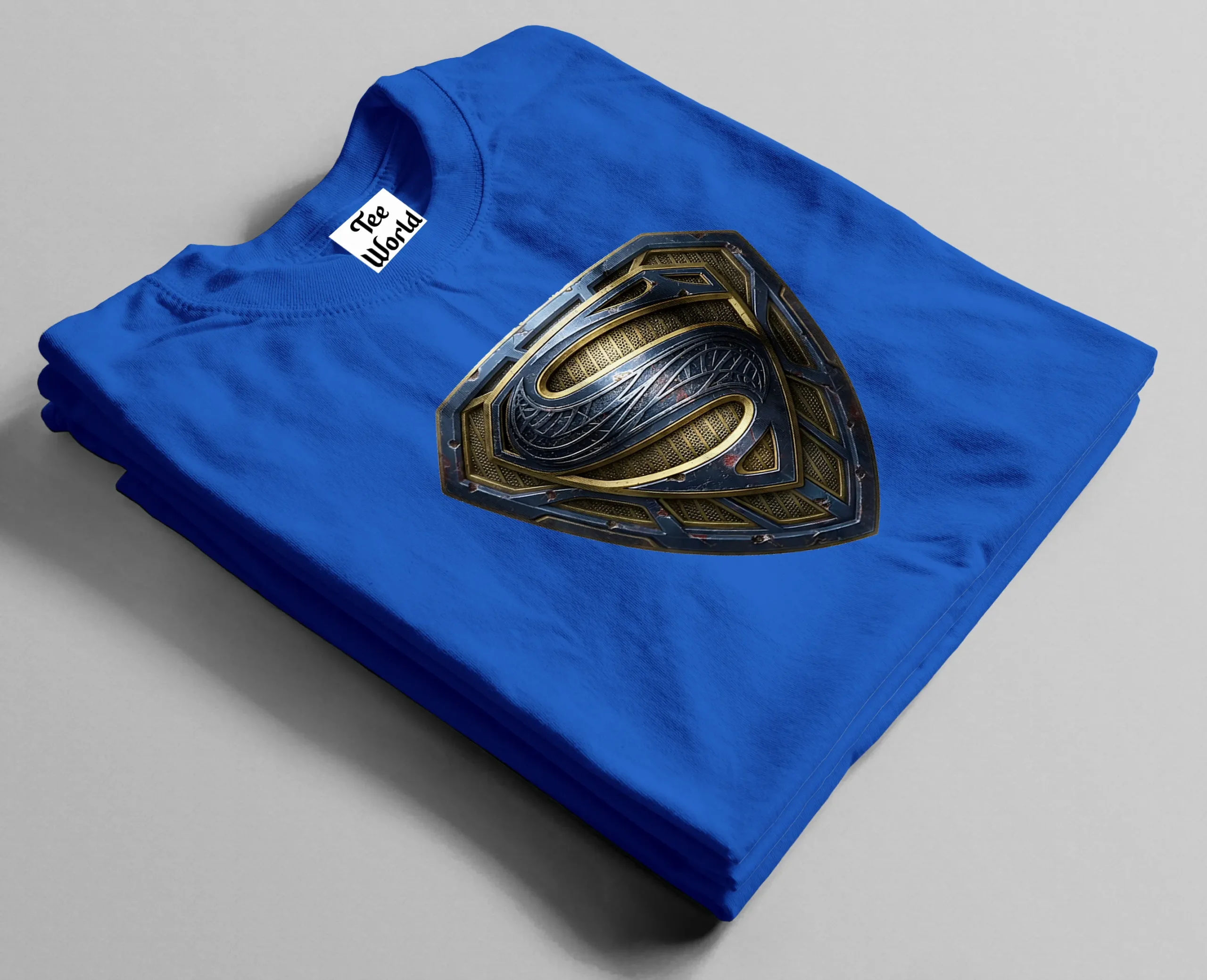 superman inspired royal blue t-shirt bangladesh