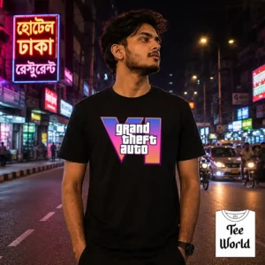 gta 6 logo t-shirt bangladesh